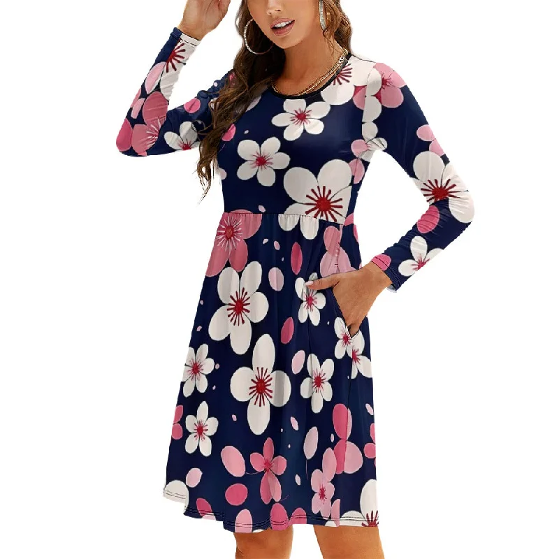 Round neck baggy dress Anniversary unclassified dresses