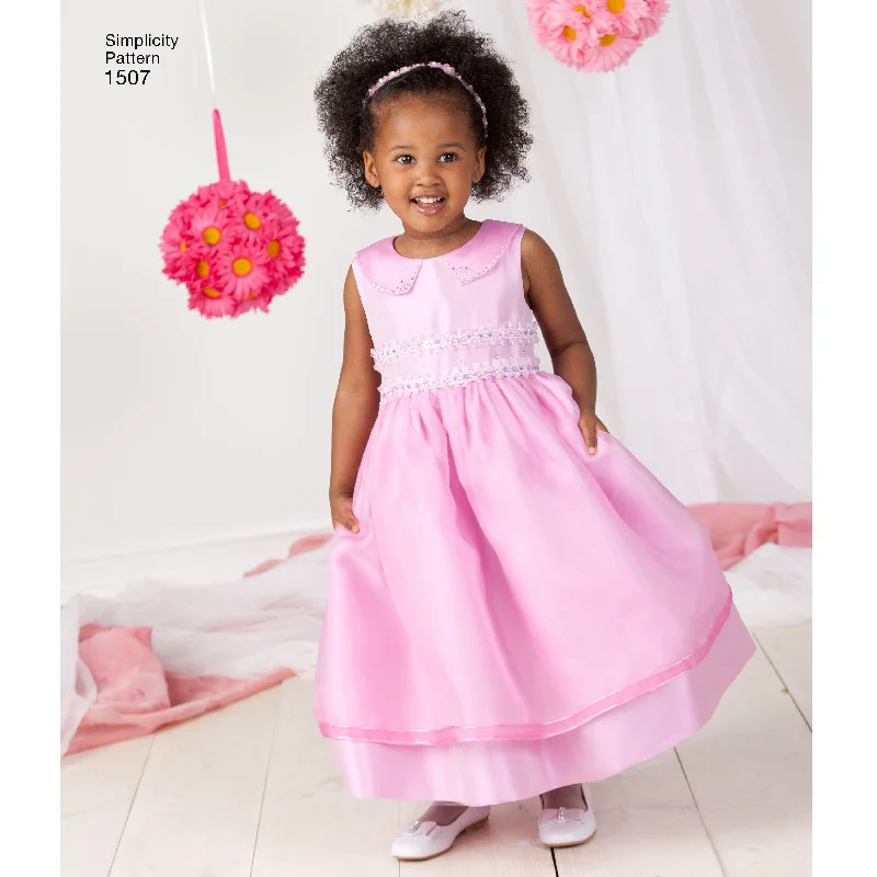 Simplicity Pattern 1507 Toddlers' and Child's dress Trendy new unclassified dresses