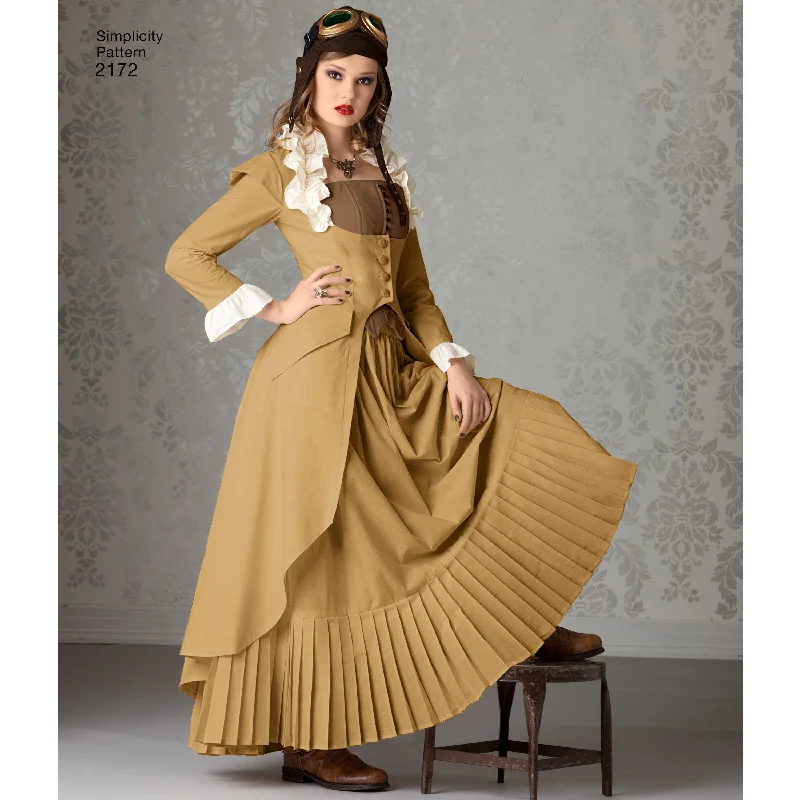 Simplicity Pattern 2172 Misses' Victorian era Costume | by Theresa LaQuey Soft fabric unclassified dresses