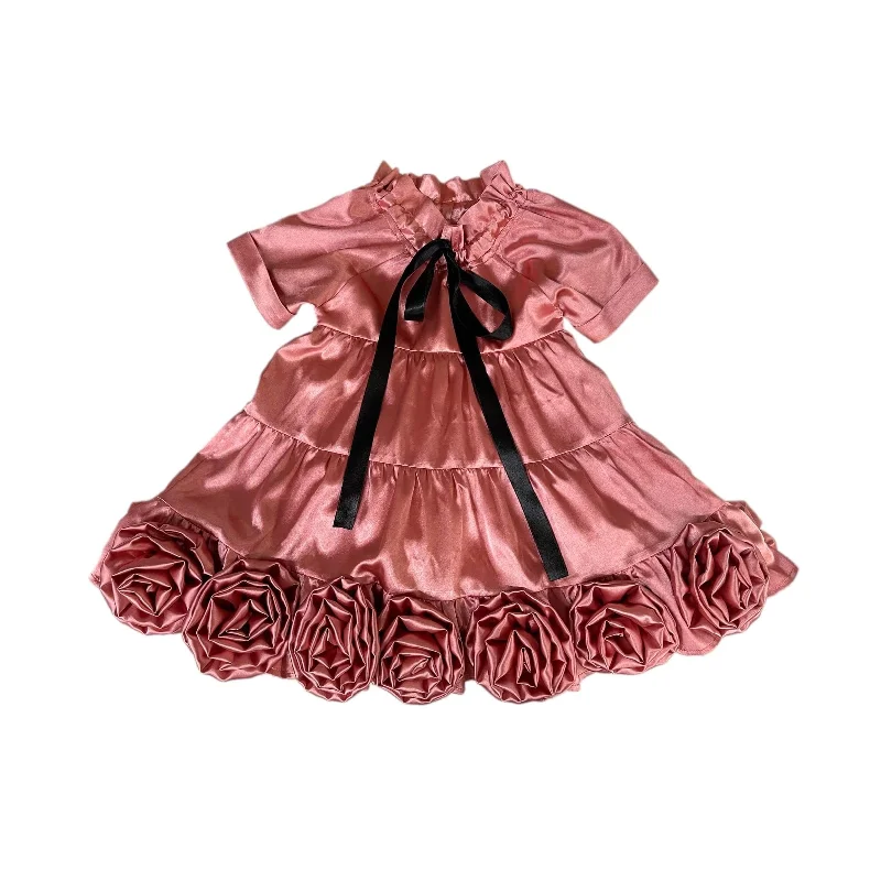 Satin Rose Dress Knitted unclassified dresses