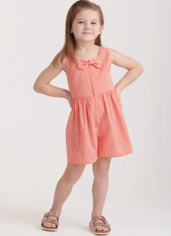 New Look sewing pattern 6784 Children's Dresses and Romper Flowy unclassified dresses