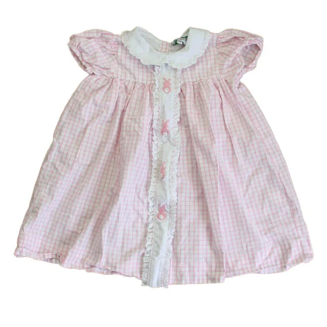 Smocked Threads by Cecil & Lou Girls Pink | White Dress Boho unclassified dresses