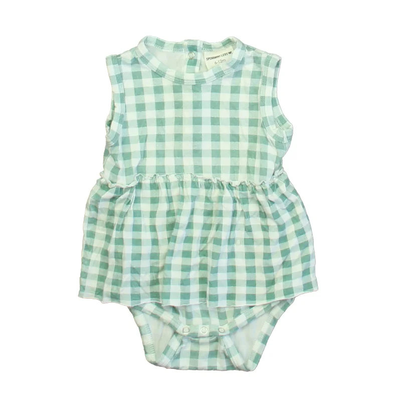 Spearmint Love Girls Green | White Dress Petite unclassified dresses