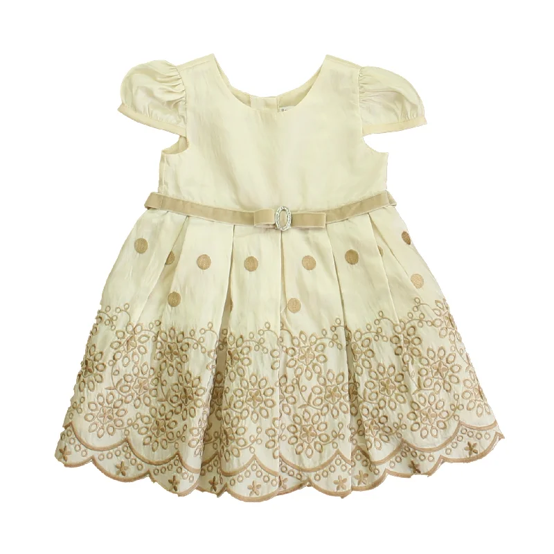 Sweet Heart Rose Girls Beige | Brown Special Occasion Dress Knitted unclassified dresses