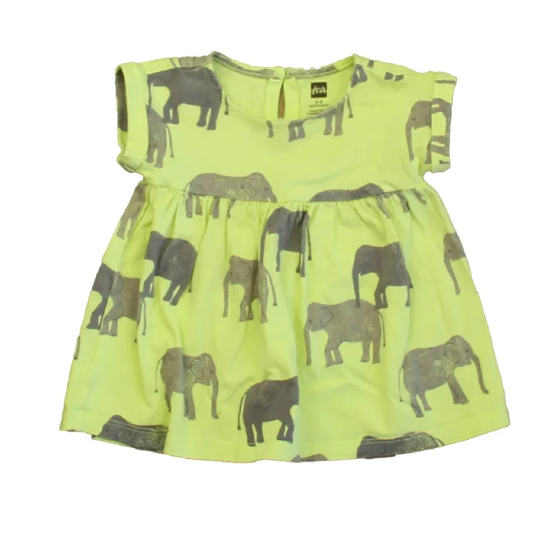 Tea Girls Green Elephants Dress Designer unclassified dresses