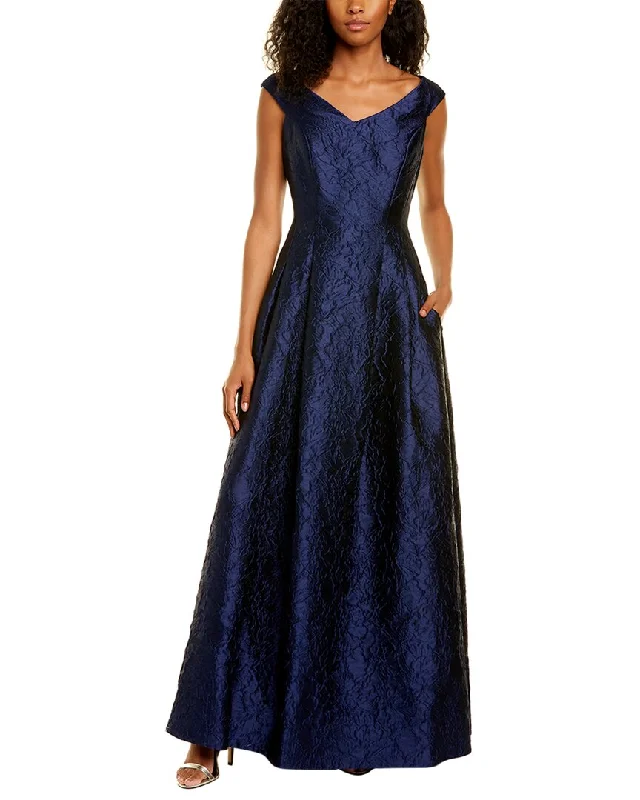 Teri Jon by Rickie Freeman Jacquard Ball Gown Lace unclassified dresses