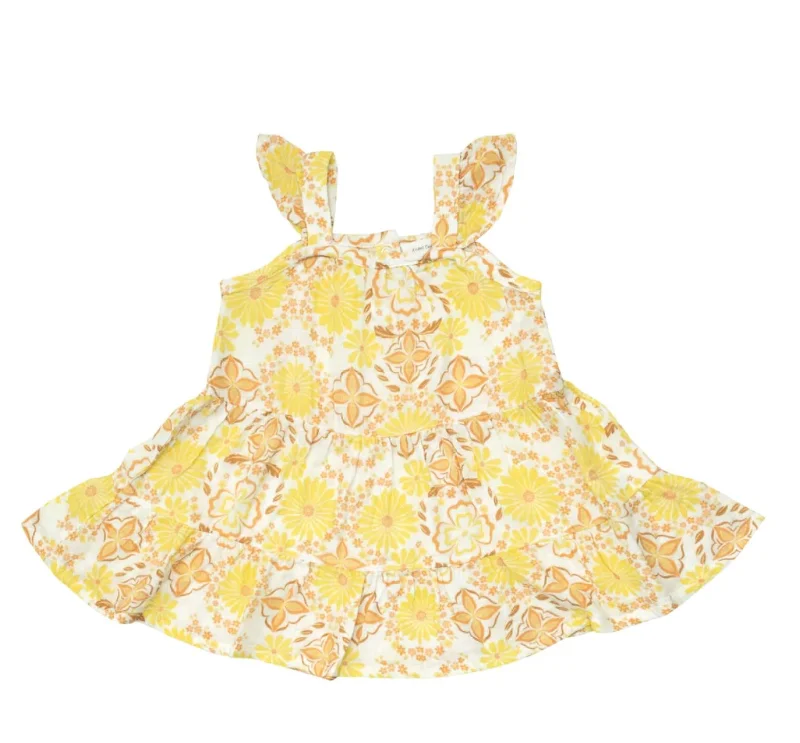 Twirly Sundress Golden Surf In Yellow Unique unclassified dresses