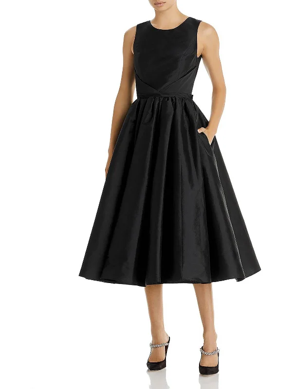 Womens Taffeta Sleeveless Fit & Flare Dress Club unclassified dresses