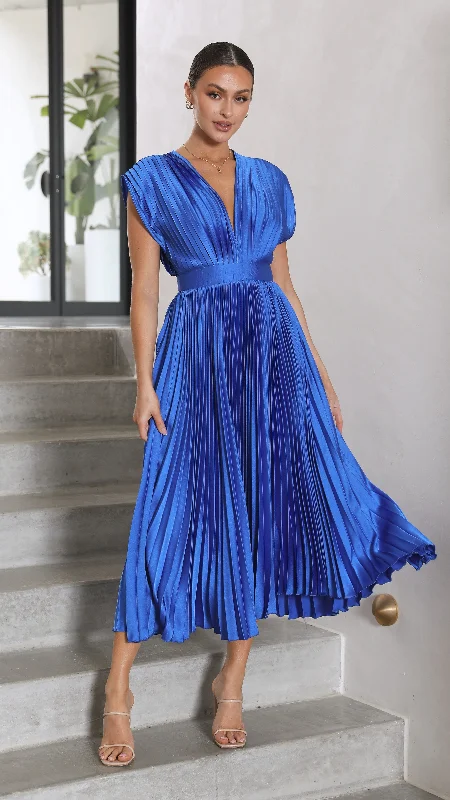 Gina Maxi Dress - Blue Sexy Maxi Skirt